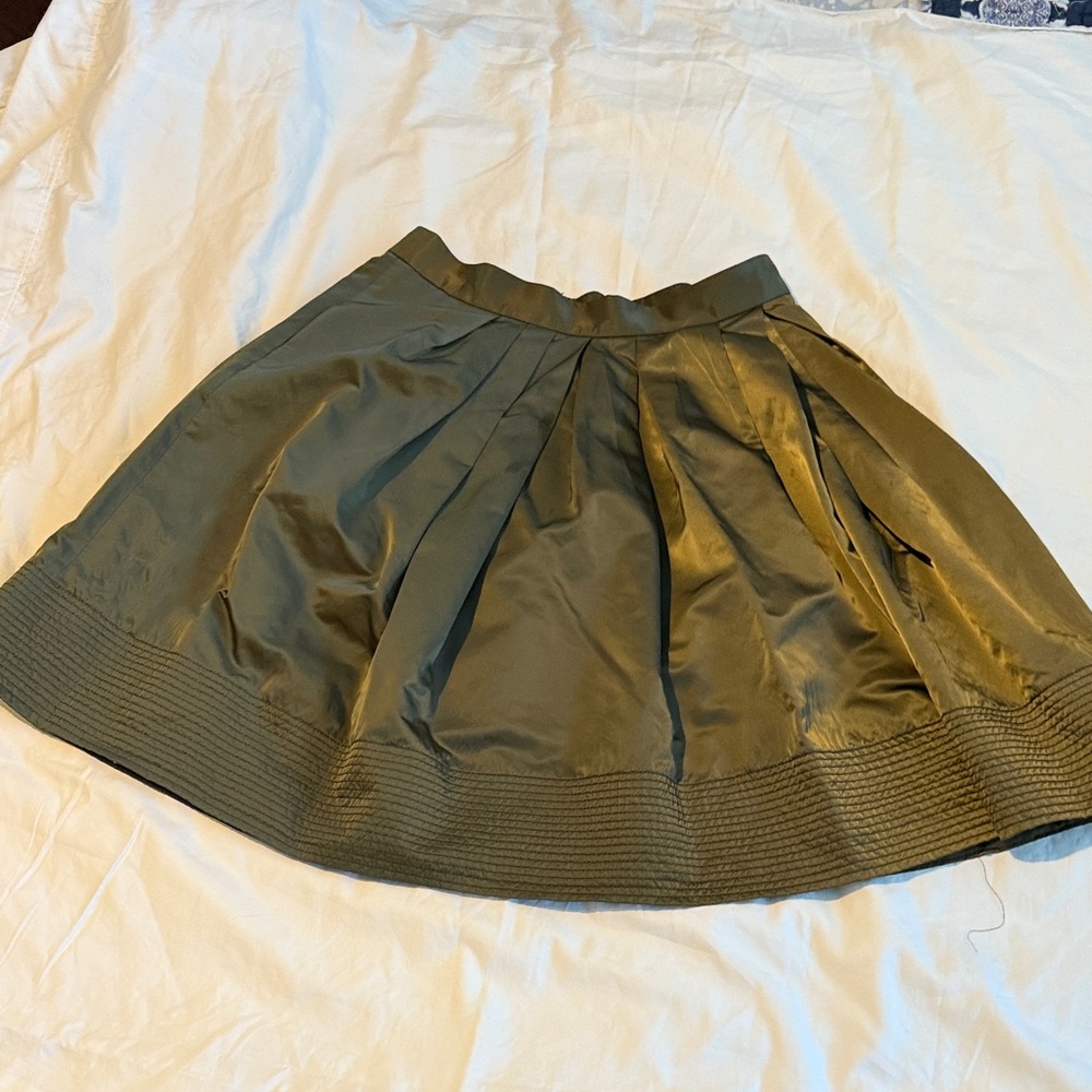 Banana Republic Olive Mini Skirt